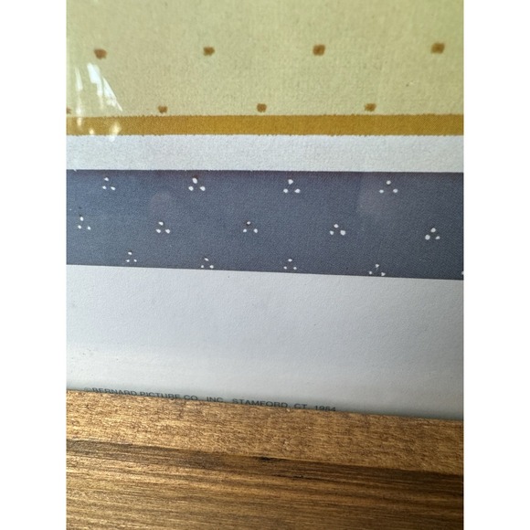 80s Vintage 3 Ducks Geese Framed Art Print Cottage Core  24.5 X 20.5 Inches - Picture 3 of 8